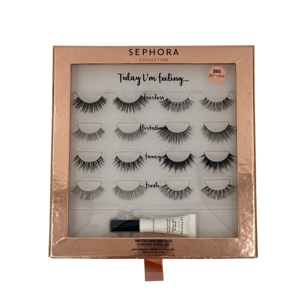 Sephora Collection #Mood False Lash Vault - Eye Lashes MUA Adhesive Glue Makeup - Picture 1 of 9